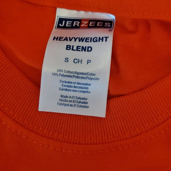 T - Shirts - Plain Orange -  Set of 3 - Small Adult - Picture 4 of 4